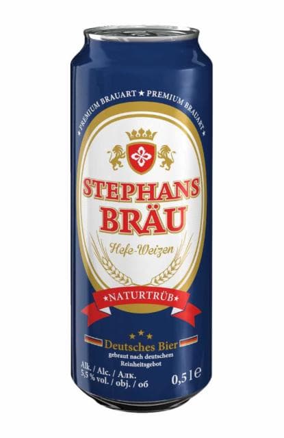 Stephansbräu Hefe-Weizen Naturtrüb
