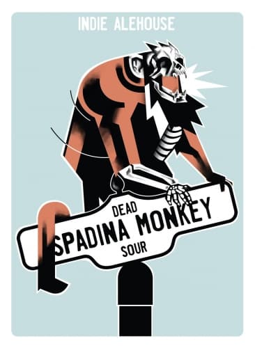 Dead Spadina Monkey (with Raspberry)