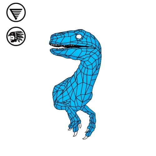 THEROPOD #2 (BLUE)