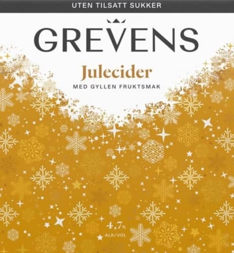 Grevens Julecider med Gyllen Fruktsmak
