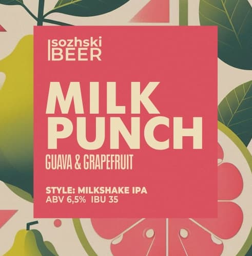 Milk Punch: Guava & Grapefruit