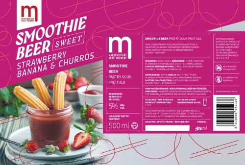 Smoothie Beer Strawberry/Banana & Churros