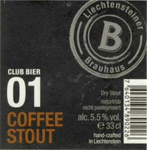 Club Bier 01 Coffee Stout