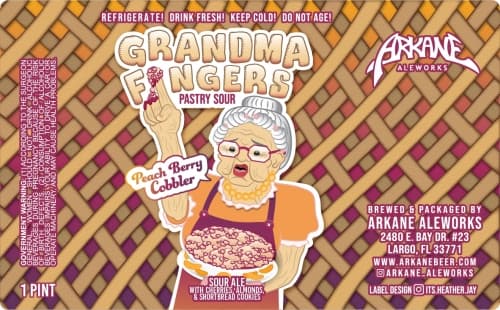 Grandma Fingers: Peach Berry Cobbler
