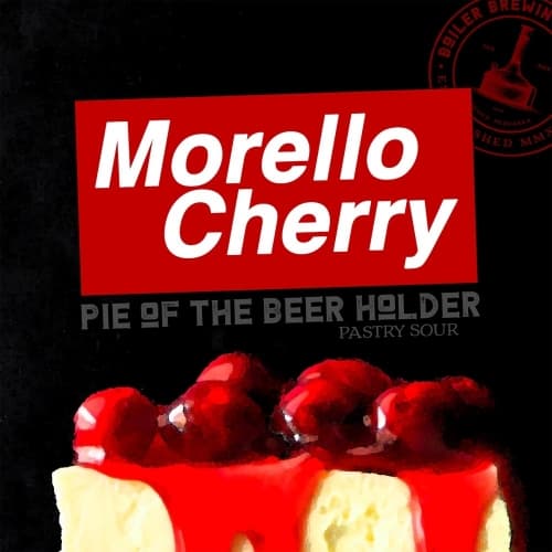 Morello Cherry Cheesecake Pie of the Beer Holder