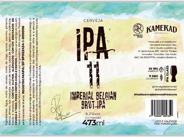 RR IPA 11 Imperial Belgian Brut IPA