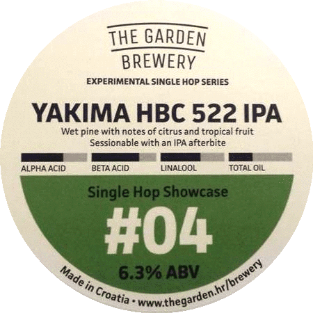 Yakima HBC 522 IPA