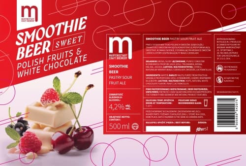 Smoothie Beer Polish Fruits & White Chocolate