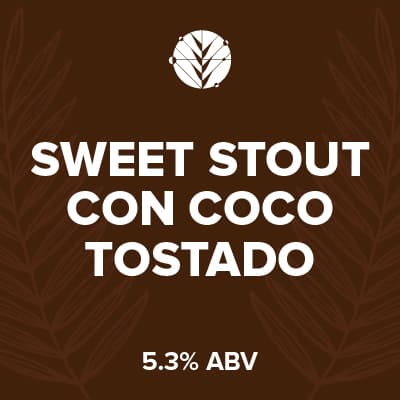 Sweet Stout Con Coco Tostado
