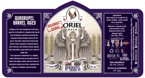 Oriel Quadrupel (P.X Sherry BA)