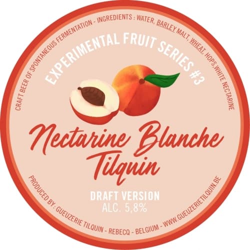 Experimental Fruit Series #3 - Nectarine Blanche Tilquin - Draft Version
