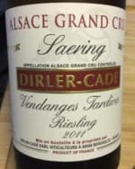 Alsace Grand Cru Saering Vendanges Tardives Riesling