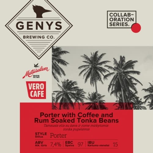 Porter With Coffee And Rum Soaked Tonka Beans