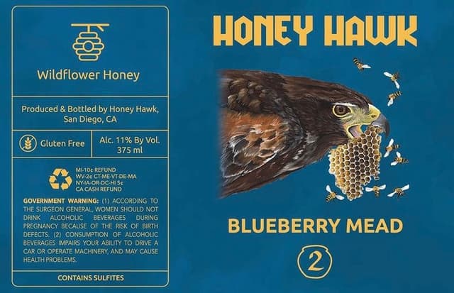 Honey Hawk: Two- Blueberry Mead