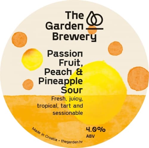 Passion Fruit, Peach & Pineapple Sour