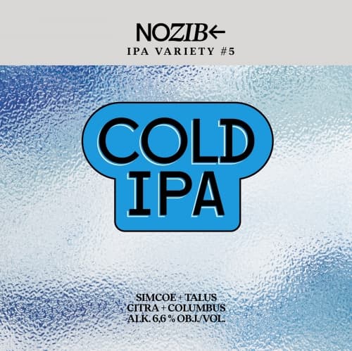 IPA VARIETY #5 Cold IPA