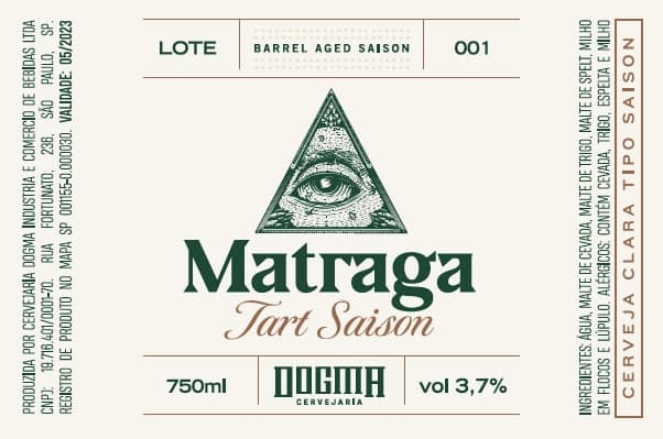 Matraga Tart Saison - Barrel Aged - Vinho Branco