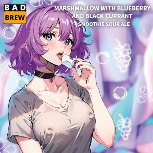 MARSHMALLOW WITH BLUBERRY AND BLACK CURRANT