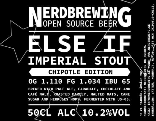 Else If Imperial Stout - Chipotle Ed.