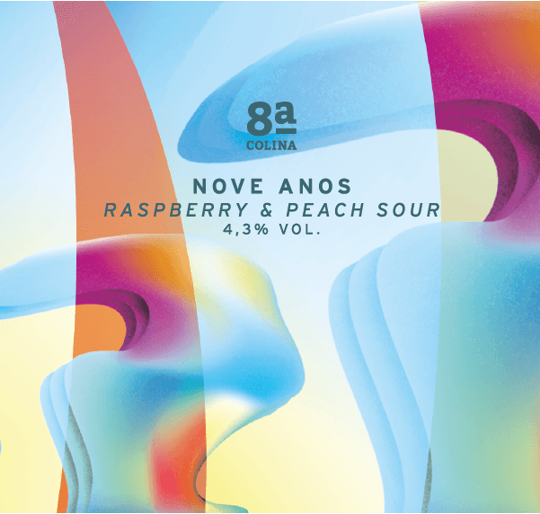 Nove Anos Raspberry & Peach Sour