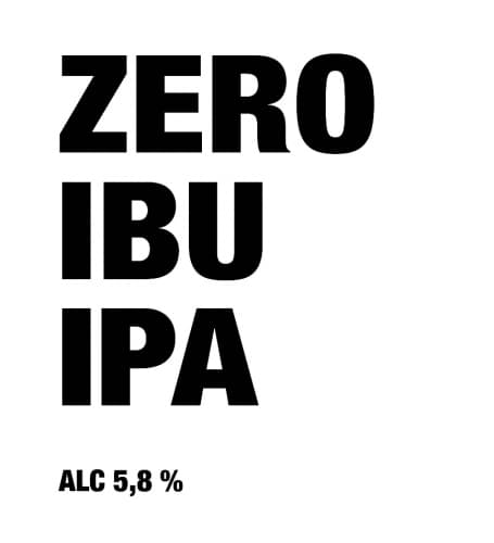 GROSS ZERO IBU IPA
