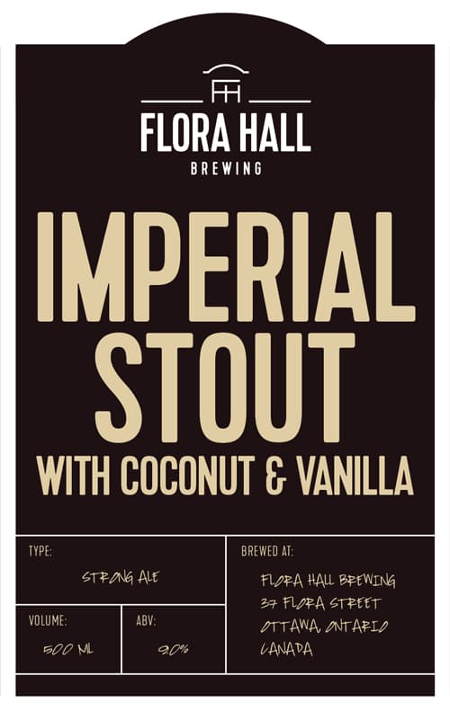 Imperial Stout With Coconut & Vanilla