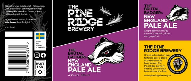 The Brutal Badger New England Pale Ale