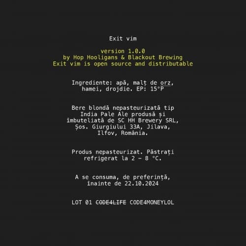 Exit Vim