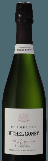 Les 3 Terroirs Extra Brut Blanc de Blancs Champagne Grand Cru 'Le Mesnil-sur-Oger'