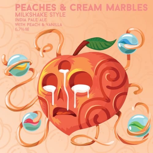 Peaches & Cream Marbles