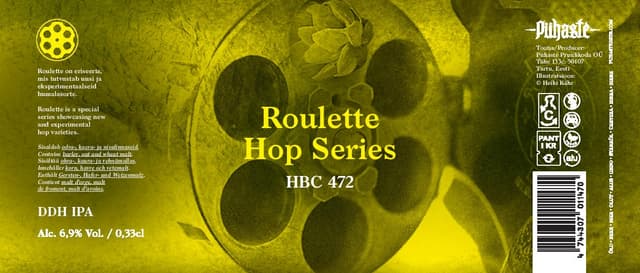 Roulette Hop Series: HBC 472