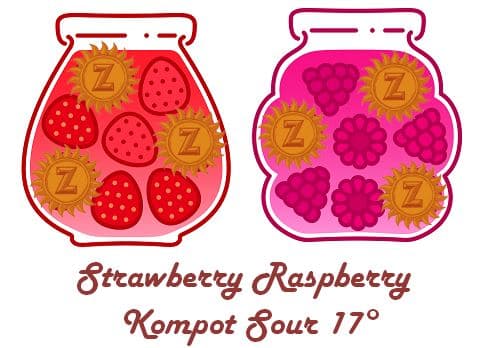 Strawberry Raspberry Kompot Sour