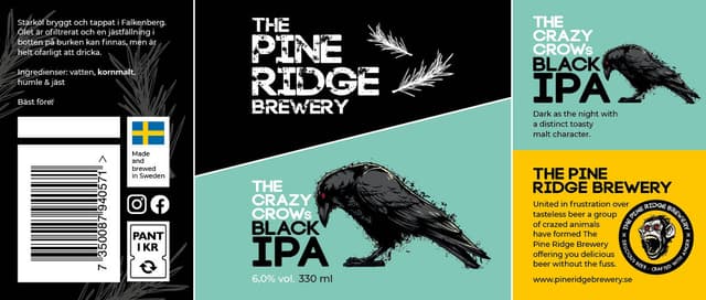 The Crazy Crow's Black IPA