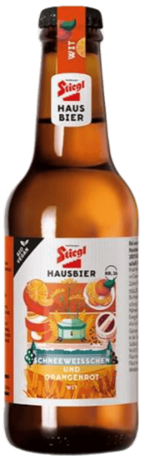 Stiegl-Hausbier Nr. 36: Schneeweisschen und Orangenrot Wit