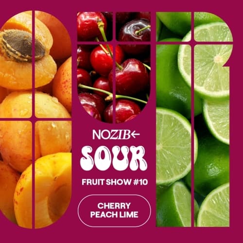 SOUR Fruit Show #10 Cherry + Peach + Lime