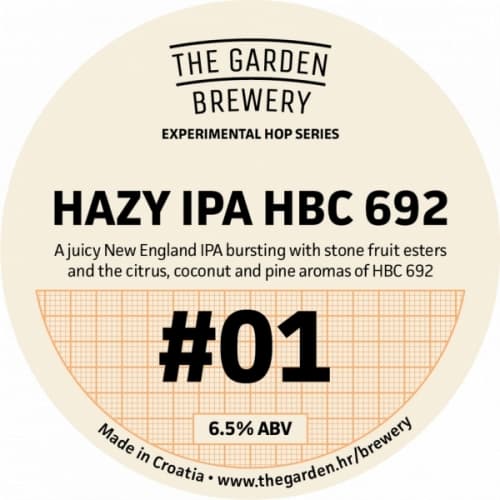 Hazy IPA HBC 692 #01