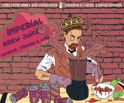 IMPERIAL BREW JUICE Goyave Fraise Lime