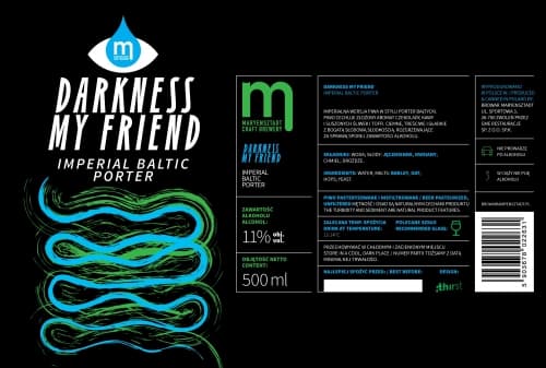 Darkness My Friend - Imperial Baltic Porter