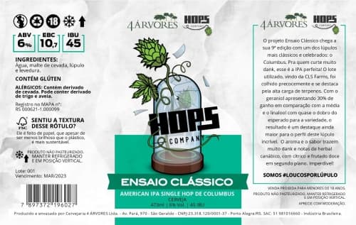 Ensaio Clássico Columbus