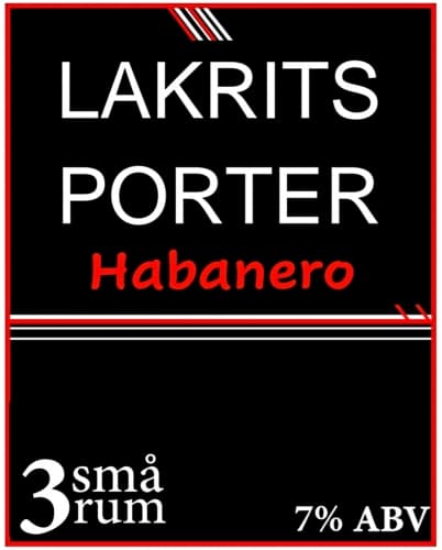 Lakritsporter Habanero