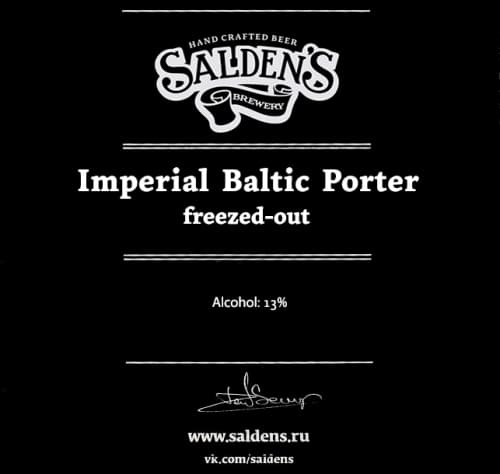 Imperial Baltic Porter Freezed-out