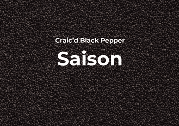 Craic'd Black Pepper Saison