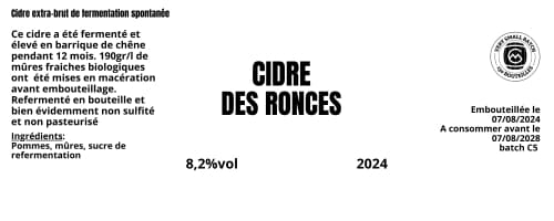 Cidre Des Ronces