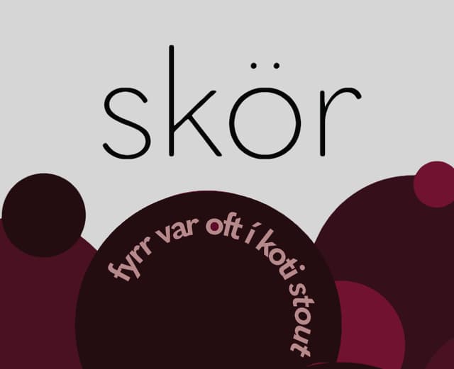 Fyrr var oft í koti stout
