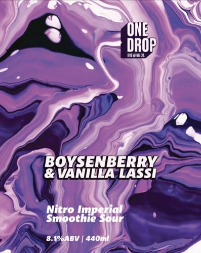 Boysenberry & Vanilla Lassi Nitro Imperial Smoothie Sour