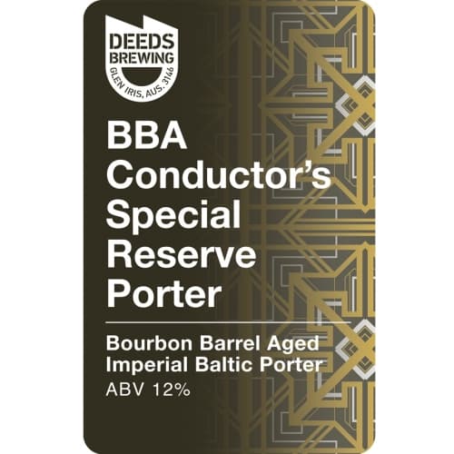 BBA Conductor's Special Reserve Porter