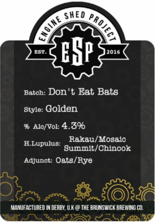 Engine Shed Project: Don't Eat Bats