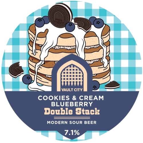 Cookies & Cream Blueberry Double Stack