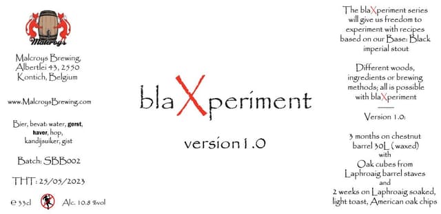 blaXperiment version 1.0