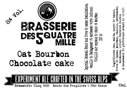 Oat Bourbon Chocolate Cake